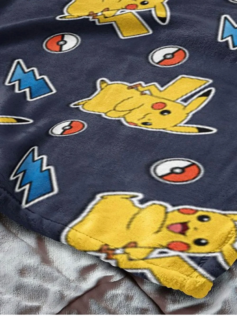 Pokemon Lightning Chase Silk Touch Throw Blanket (NWT)